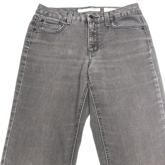 PREMIUM JONES NEW YORK GRAYWASH SUTTON STRAIGHT JEANS 6/28x30 ⭐ - Picture 5 of 9